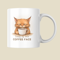 This Is My Coffee Face - Funny Grumpy Cat Mug | Sarcastic Coffee Lover Gift