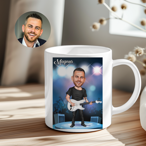 Caricature Mug – Music Lover