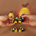 Bee & Beehive Friends – Handmade Cute Figurines & Keychains