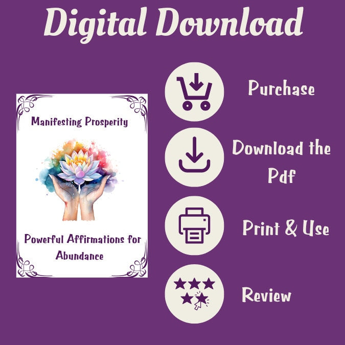 Affirmation Abundance cards