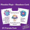 Affirmation Abundance cards