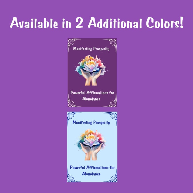 Affirmation Abundance cards
