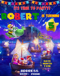 Super Mario Birthday Invitation | Editable Gaming Party Template (Digital Download)