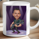 Caricature Mug – Rock Star 🎸⭐